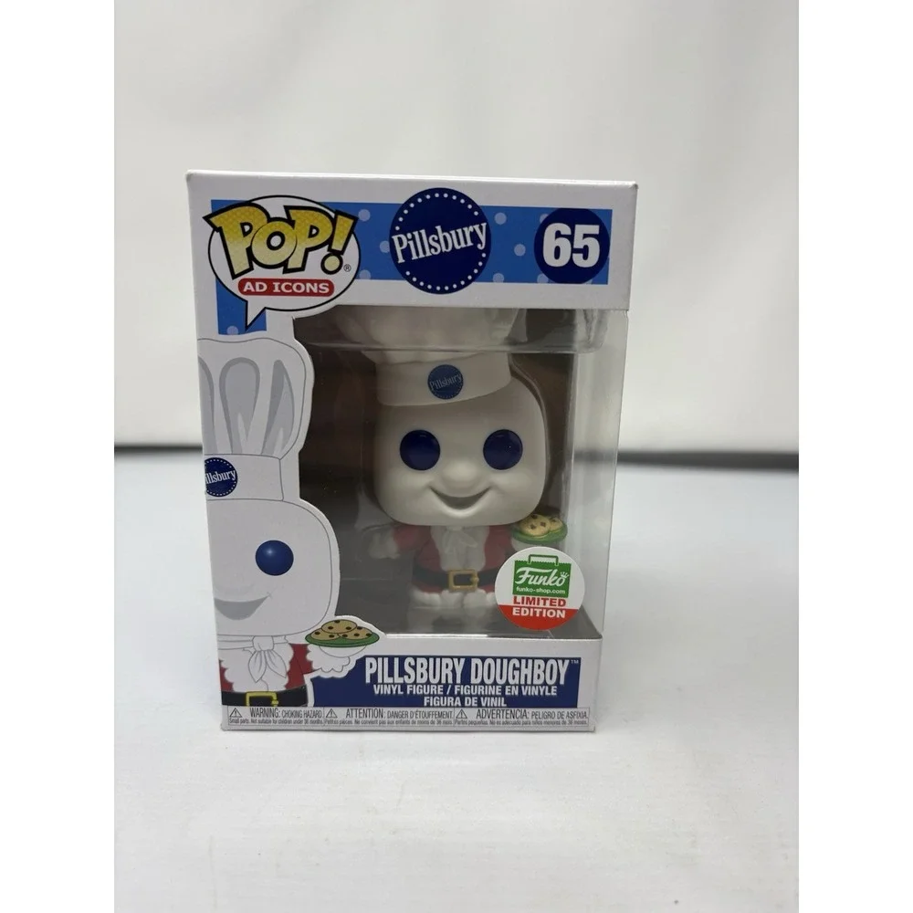 Ad Icons Limited Pillsbury Doughboy Funko Pop #65 Christmas Santa Suit Holidays